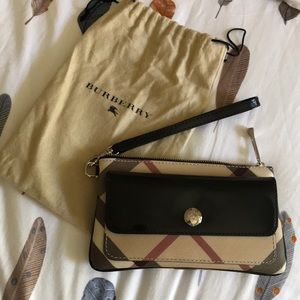 Authentic Burberry Wristlet